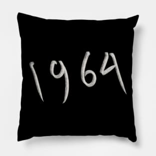 Hand Drawn 1964 Pillow