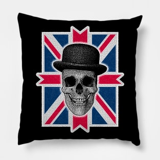 Skull British gentleman Pillow