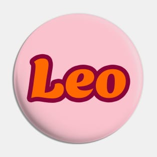 Leo - In The Leo Power Colors Pin