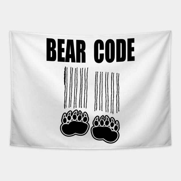 bear code Tapestry by lil dragon