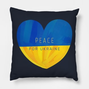 Peace For Ukraine Pillow