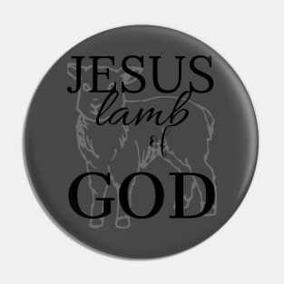 Jesus Lamb Of GOD Shirt Pin