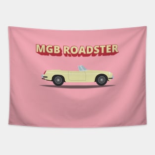 Retro Car "MGB Roadster" Tapestry