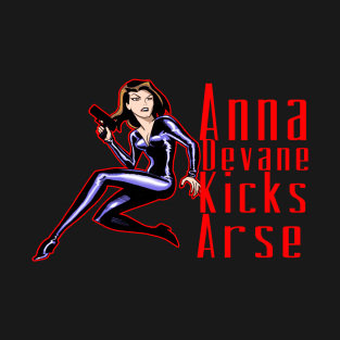 Anna Devane Kicks Arse T-Shirt