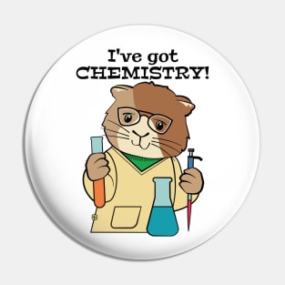 I've Got Chemistry Science Guinea Pig Pin