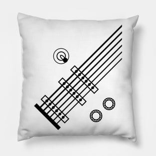 Six String Guitar Pillow