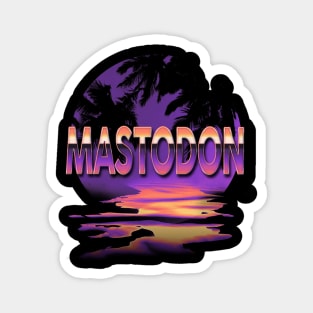 Quotes Mastodon Name Retro Styles Birthday 70s 80s 90s Magnet