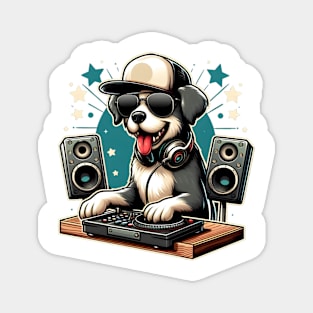 dog dj Magnet