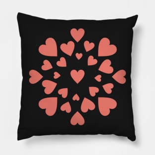 Super Cute Pink Love Hearts Pillow