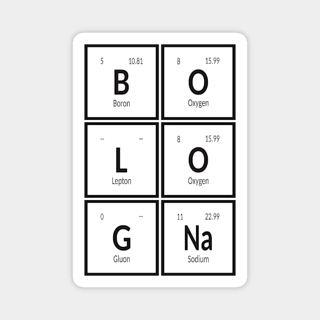 Bologna Periodic Table Magnet by Maozva-DSGN