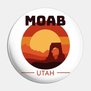 Moab Utah Arches T-Shirt Pin