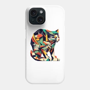 Abstract kitty Phone Case