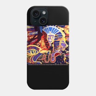 Tormented Journey Down The Duat, River Flowing Through The Khert-Neter (Land Of The Dead) Phone Case