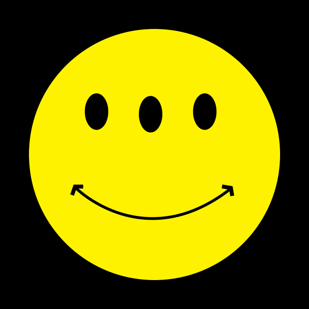 Three eyed smiley by MainsleyDesign