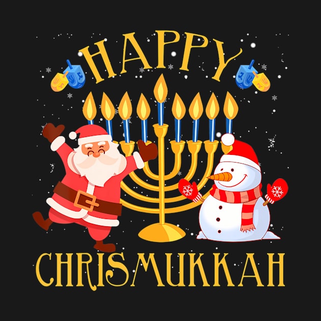 Happy Chrismukkah Funny Hanukkah Christmas Jewis by eylaaadamf