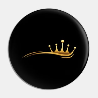 Golden crown Pin