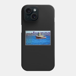 Old Tug Boat Docked in Fairview Cove Phone Case