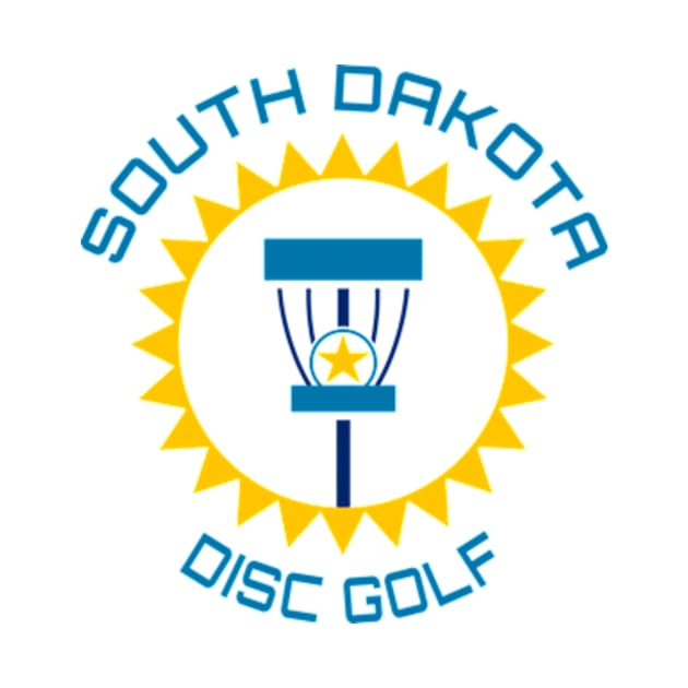 South Dakota Disc Golf - State Flag Light by grahamwilliams