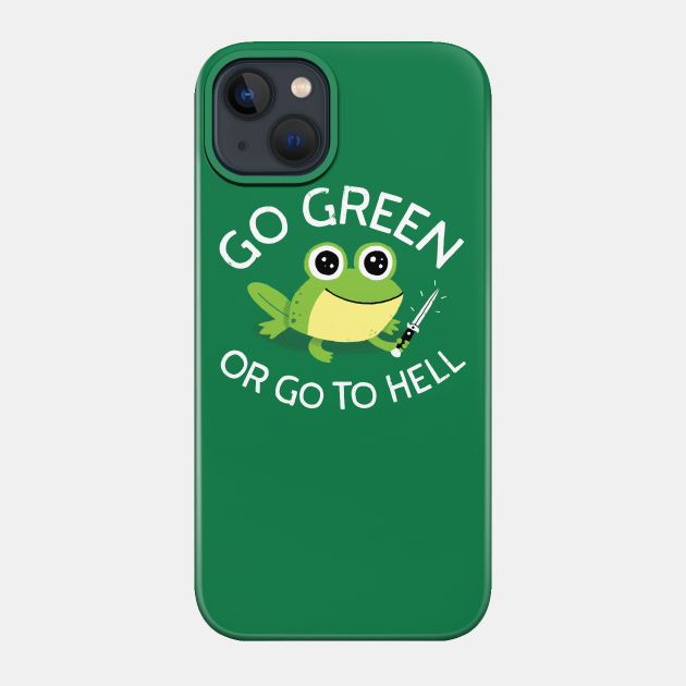 Go Green - Frog - Phone Case
