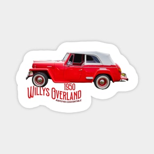 1950 Willys Overland Jeepster Convertible Magnet