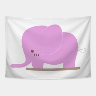 Pink elephant Tapestry