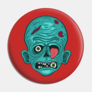 creepy zombie eye tongue Pin