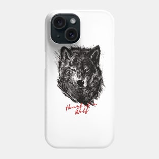 Heart of a wolf Phone Case