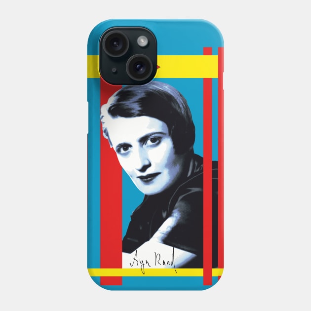 Ayn Rand Phone Case by Exile Kings 