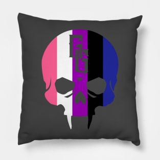 Genderfluid Pride Gehenna Pillow