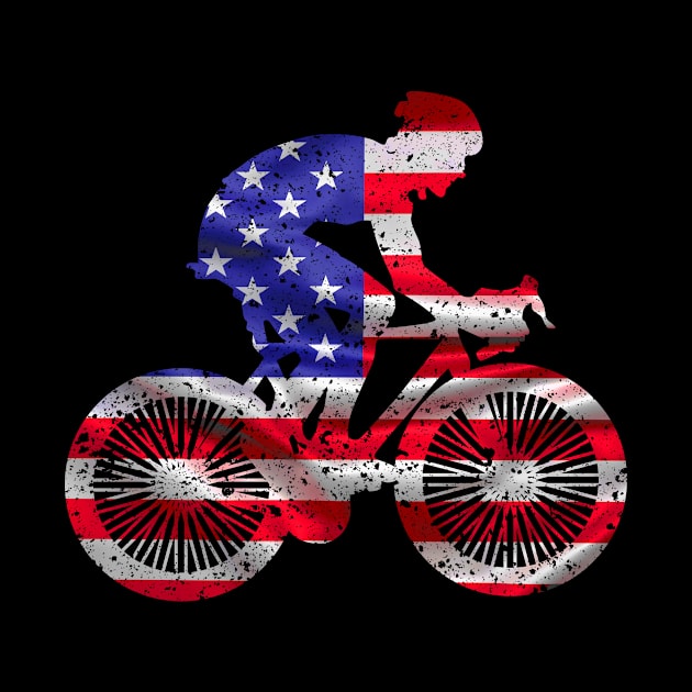 'Extreme Biking USA Flag' Awesome Bike Gift by ourwackyhome