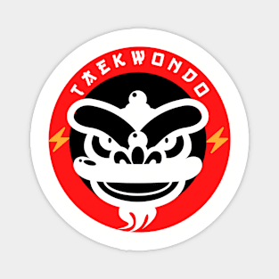 Chinese Dragon Taekwondo Magnet