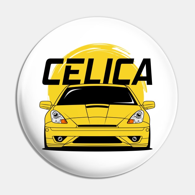 Yellow Celica JDM Pin by GoldenTuners