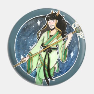 Chinese Dragon Magical Girl Pin