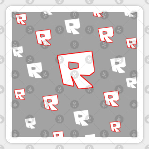 Roblox R Roblox Sticker Teepublic - roblox r picture