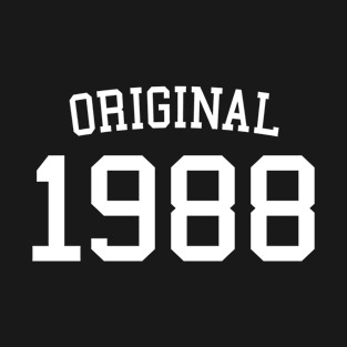 Original 1988 - Cool 34 Years Old, 34th Birthday Gift For Men & Women T-Shirt