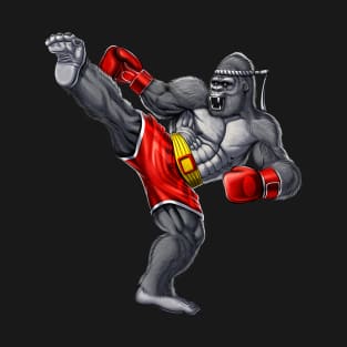 Gorilla Muay Thai Fighter T-Shirt