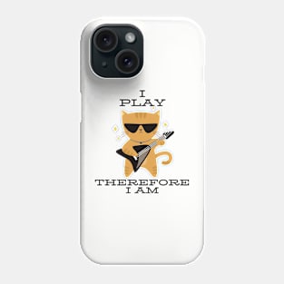 I play therefore I am Phone Case