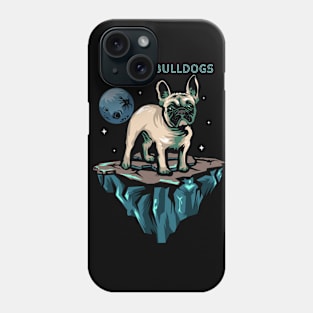 French Bulldogs in space Phone Case