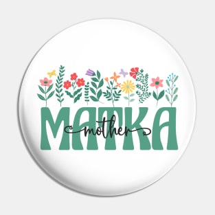 Czech Mom Matka Pin