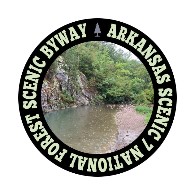 Arkansas Scenic 7 Byway National Forest Scenic Byway circle by nylebuss