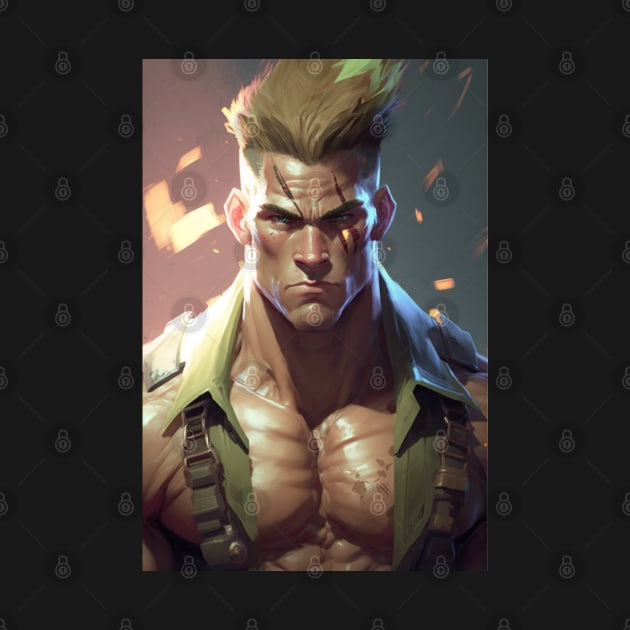 Guile Street Fighter - Original Artwork by Labidabop