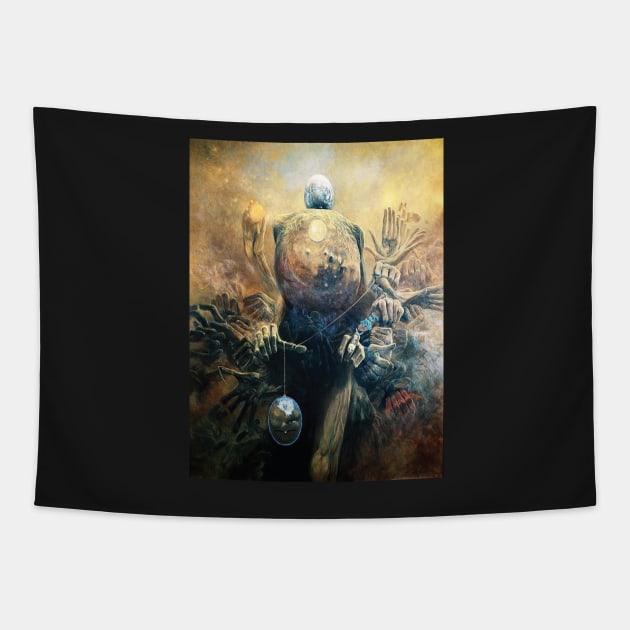 zdzislaw beksinski Tapestry by QualityArtFirst