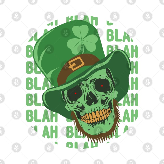 Skull Saint Patrick Day Shirt Happy St Patty's Day. by Ekenepeken