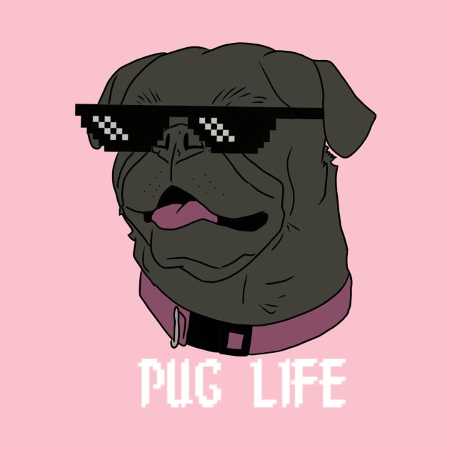 Pug Life by AndrewKennethArt