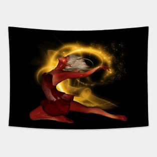 Wonderful fairy of the fire Tapestry