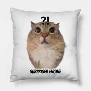 Surprised Engine Pillow