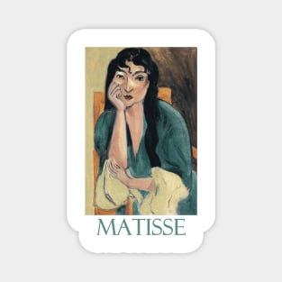 Laurette in Green by Henri Matisse Magnet