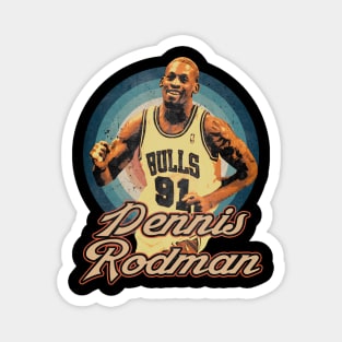 Retro Sports Rodman Lover Gifts Magnet