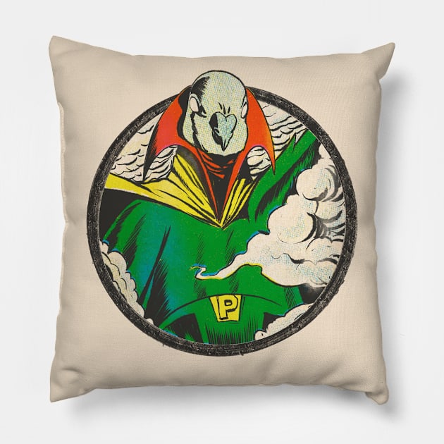 The Golden Age Pigeon Pillow by ThirteenthFloor