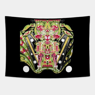 black hell extraterrestrial ecopop Tapestry